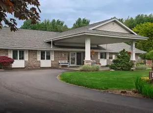 Front entrance at American House Holland retirement community